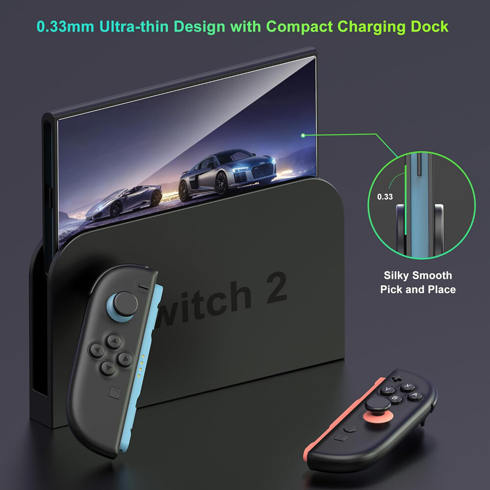 2Pcs Screen Protector for Nintendo Switch 2 2025 HD Tempered Glass Easy Install