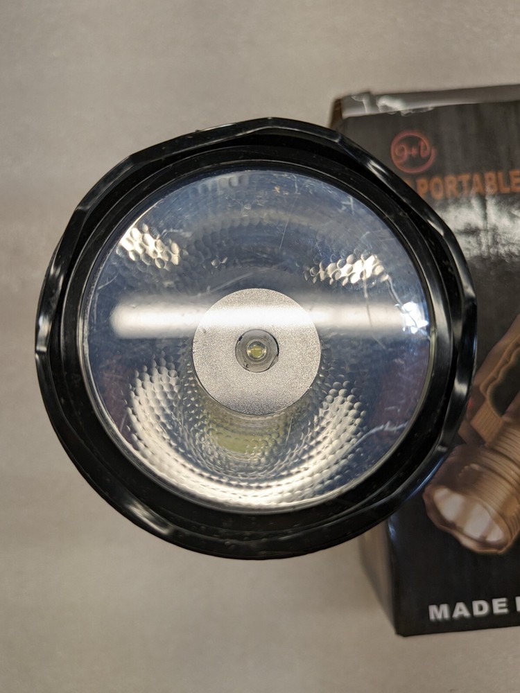 Portable Flash Light (BLACK) Battery Operated