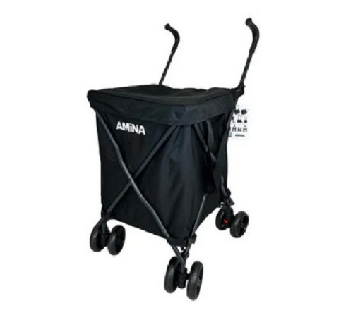 Amina Foldable Cart, Black