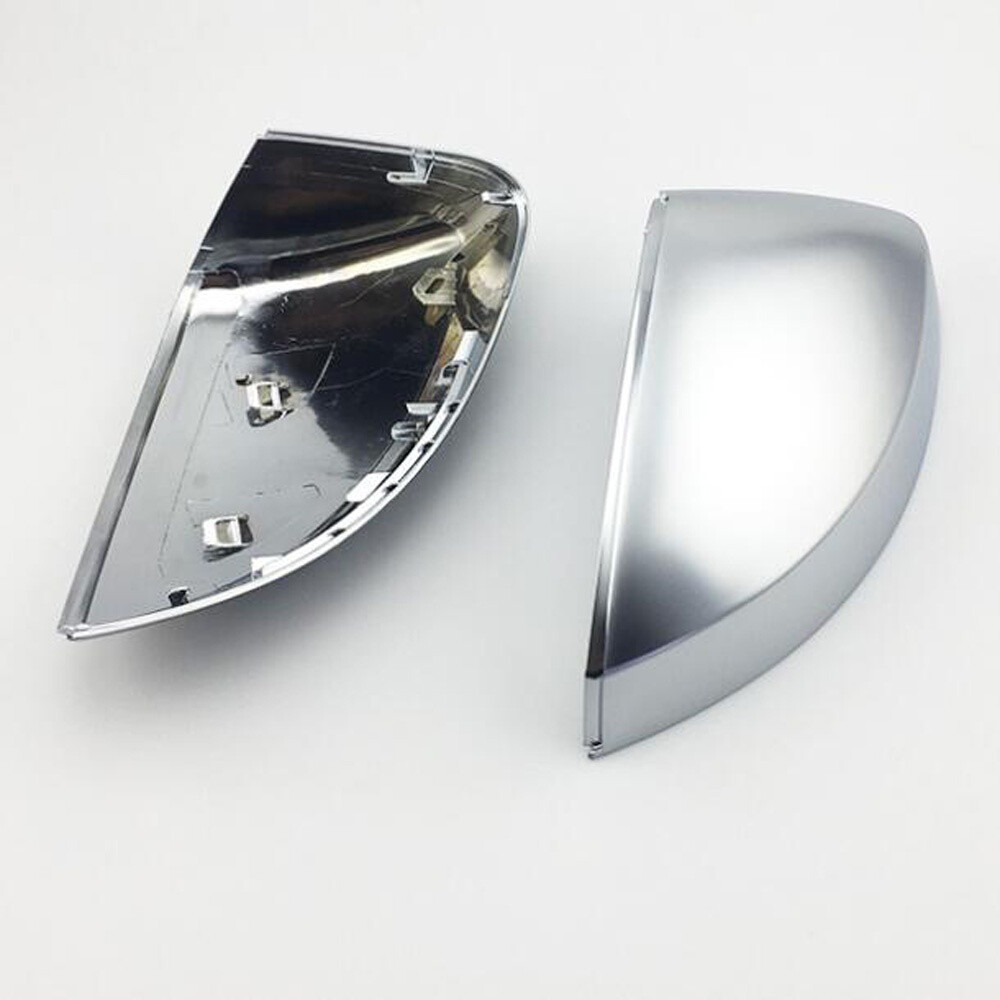 Car Audi Model Chrome Silver Rearview Mirror Protective Cap