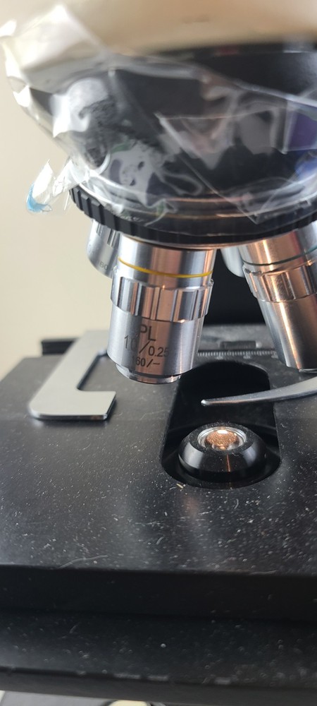 Fisher 12-561B Micromaster Microscope With Objectives