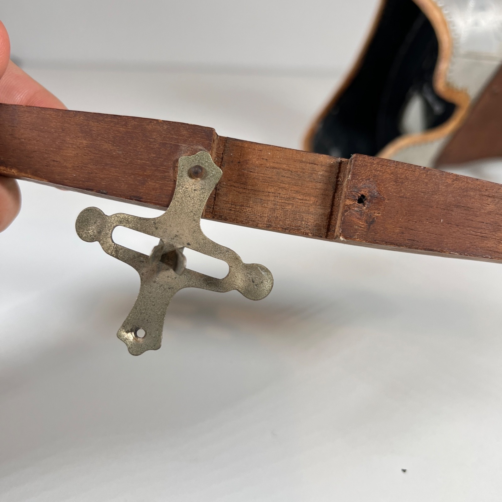 Antique Monarch Stereoscope Viewer Dr Wells Meyrowitz – Card Holder Missing Nail