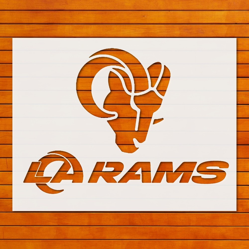 Reusable LA Rams Plastic Stencil Template for Wall Art - StencilAir