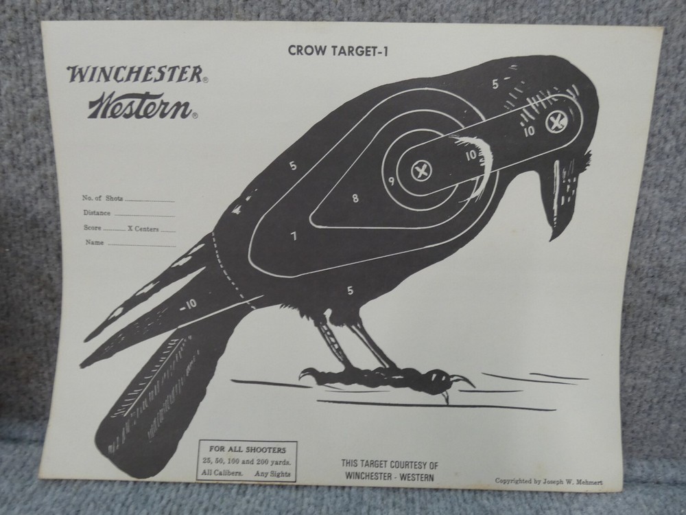 WINCHESTER WESTERN PRACTICE TARGERT CROW