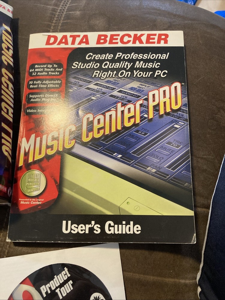 Vintage 2000 Data Becker Music Center Pro Software, Complete/Win 95/EUC