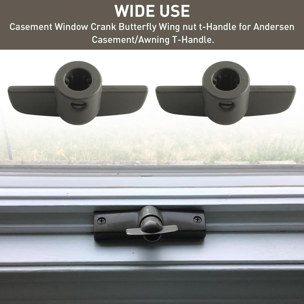 3/8" Window Crank Handle Replacement, Operator Handles for Andersen Casement/Awn