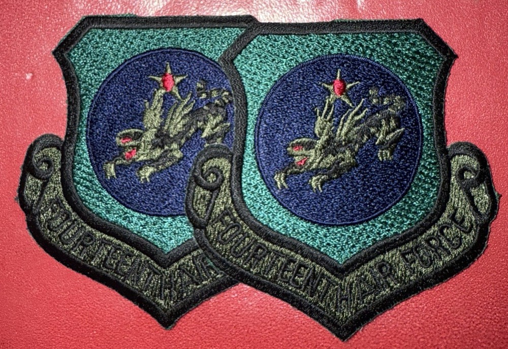 1980s - GWOT Era USAF 14th Air Force Subdued Patch (AM)