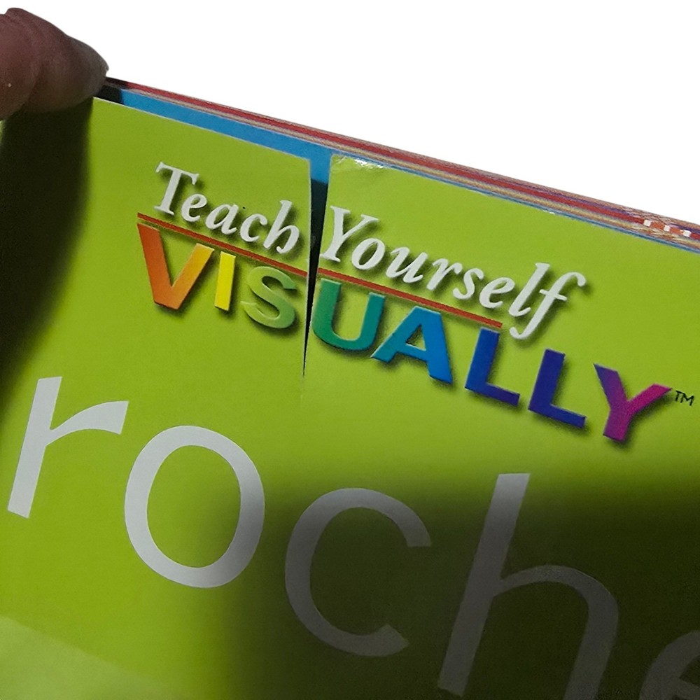 Teach Yourself Visually Crochet Second Edition Book Step by Step Instruction