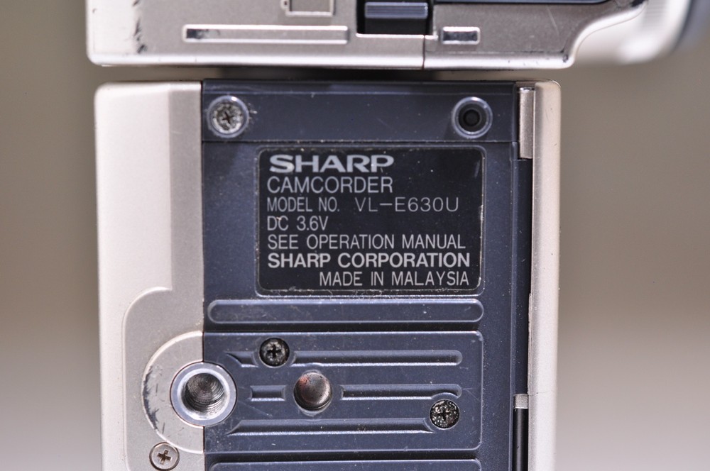 Sharp Viewcam 8ml -VL-E630 Viewcam UNTESTED-FOR PARTS OR REPAIR