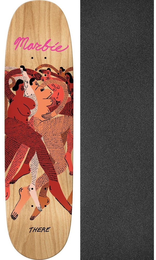 There Skateboards Around 8.5" Skateboard Deck + griptape