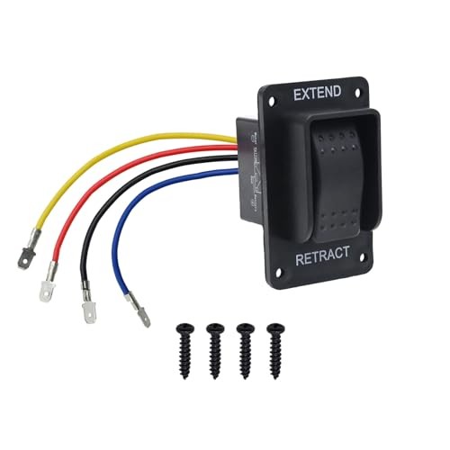 387874 12V Power Stabilizer Jack Control Switch, Replacement for Lippert High