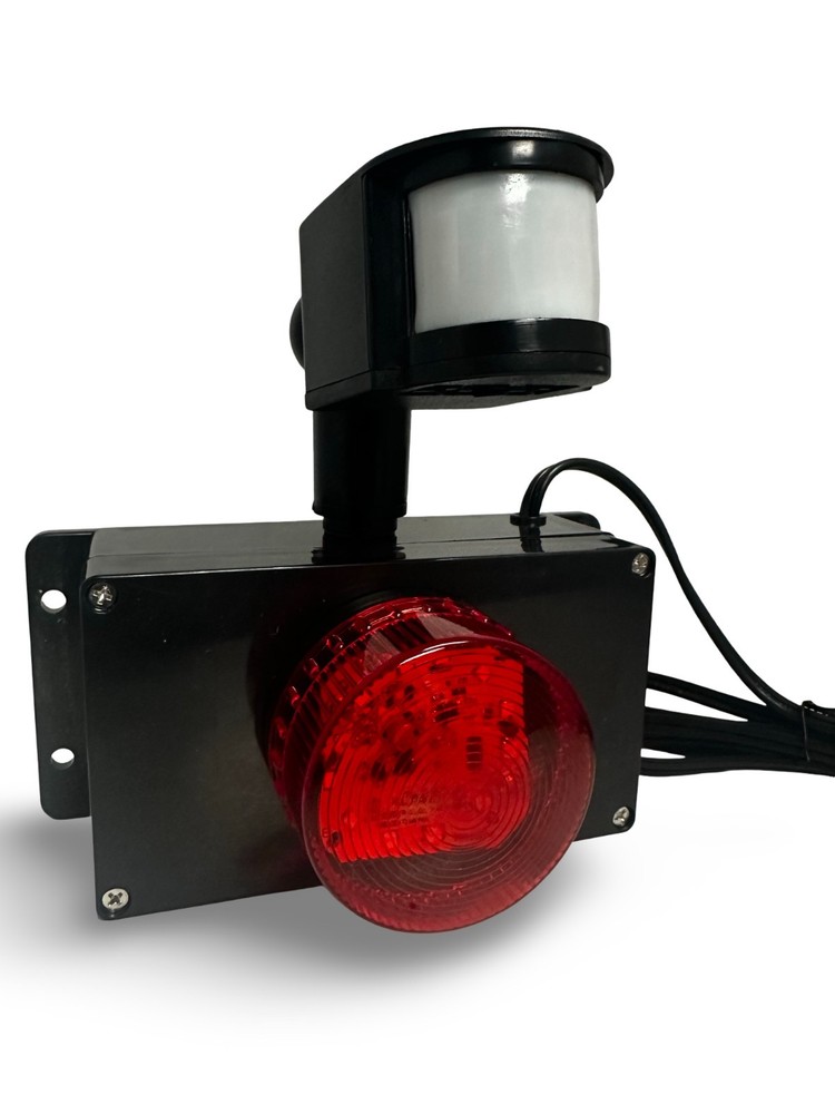 Motion-Activated Plug-In Security Strobe Light with PIR Sensor