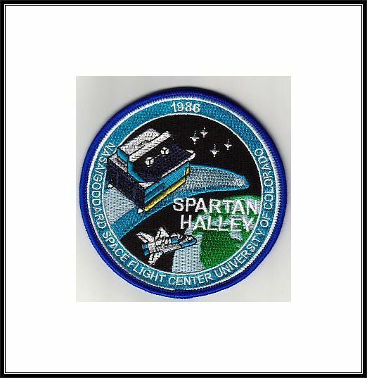 NASA HALLEY SPARTAN  PATCH -  NASA01