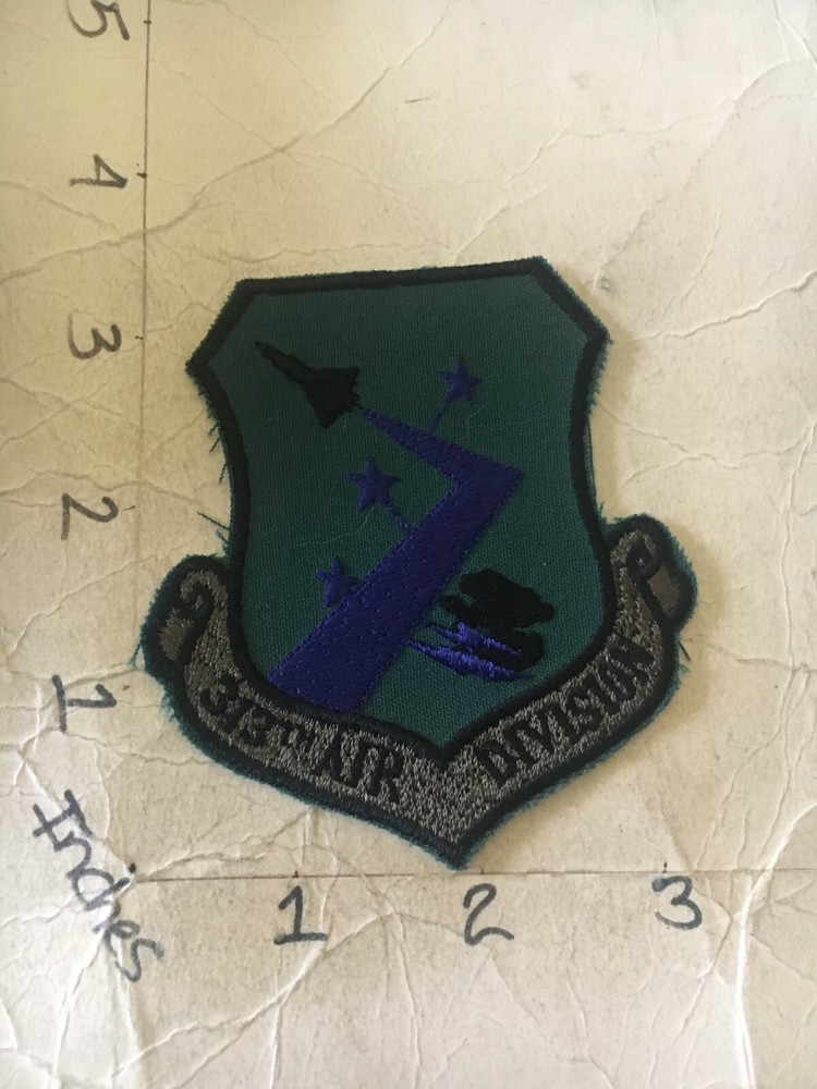 USAF 313th Air Division Squadron subdued patch 6/3/25