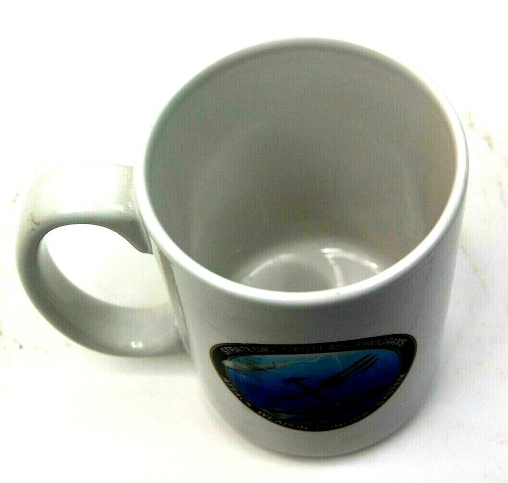 Military Coffee Mug Tomahawk Trident Attack Weapon Control System Logo SSP AWCS