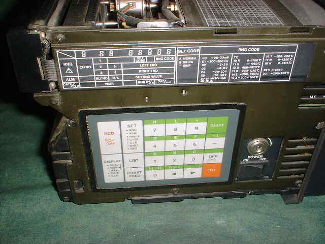 Temperature RKC Chart Recorder RTD & Mv/TC Inputs - (21363-H7)