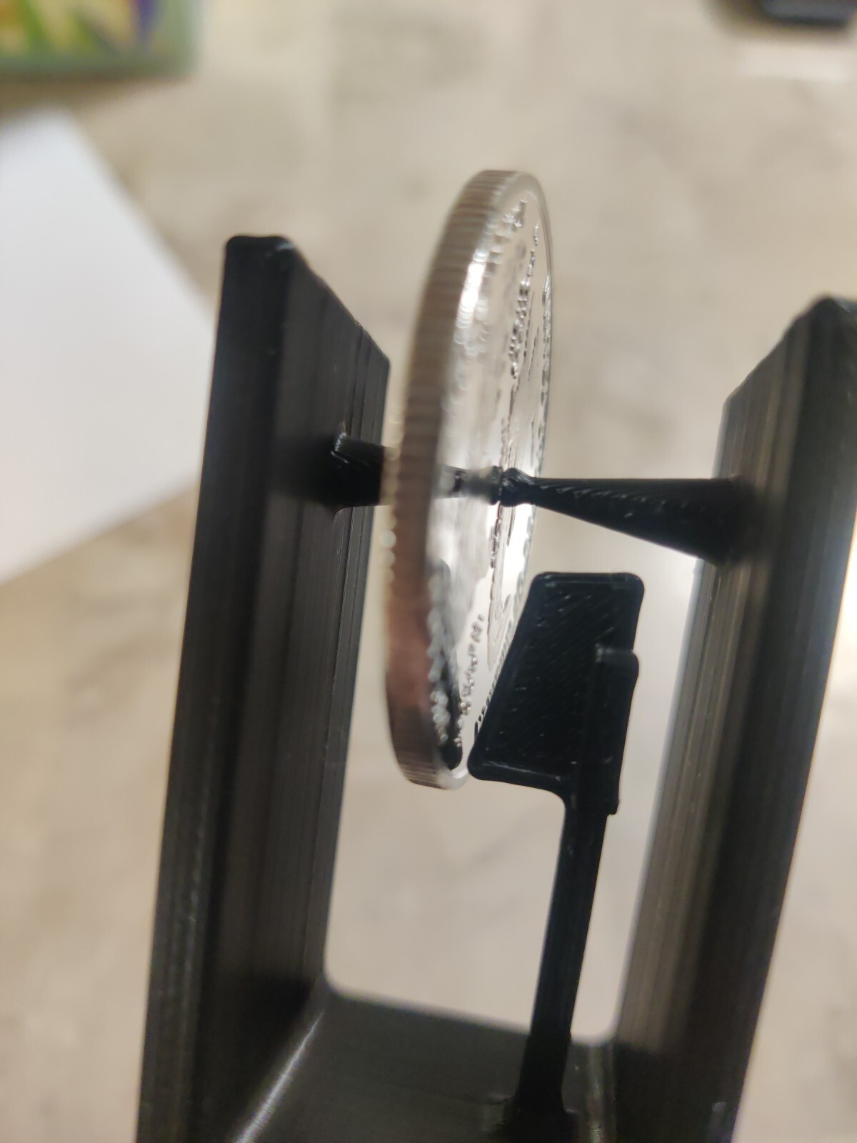 Gold And Silver Coin Pinger - Acoustic Ping Tester With Built In Coin Striker