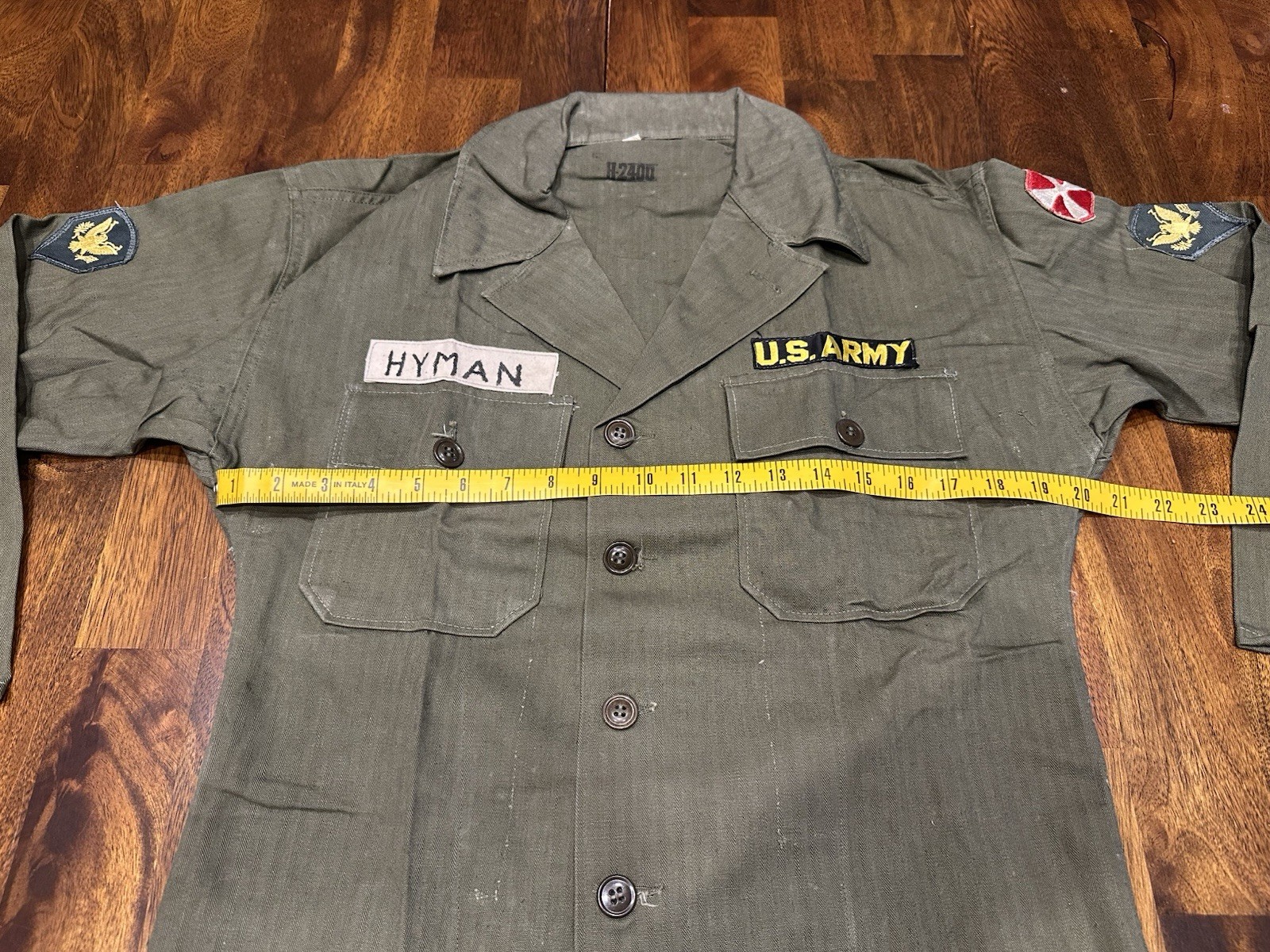 Korean War Era Fatigues HBT Herringbone Twill Shirt + Trousers & Belt