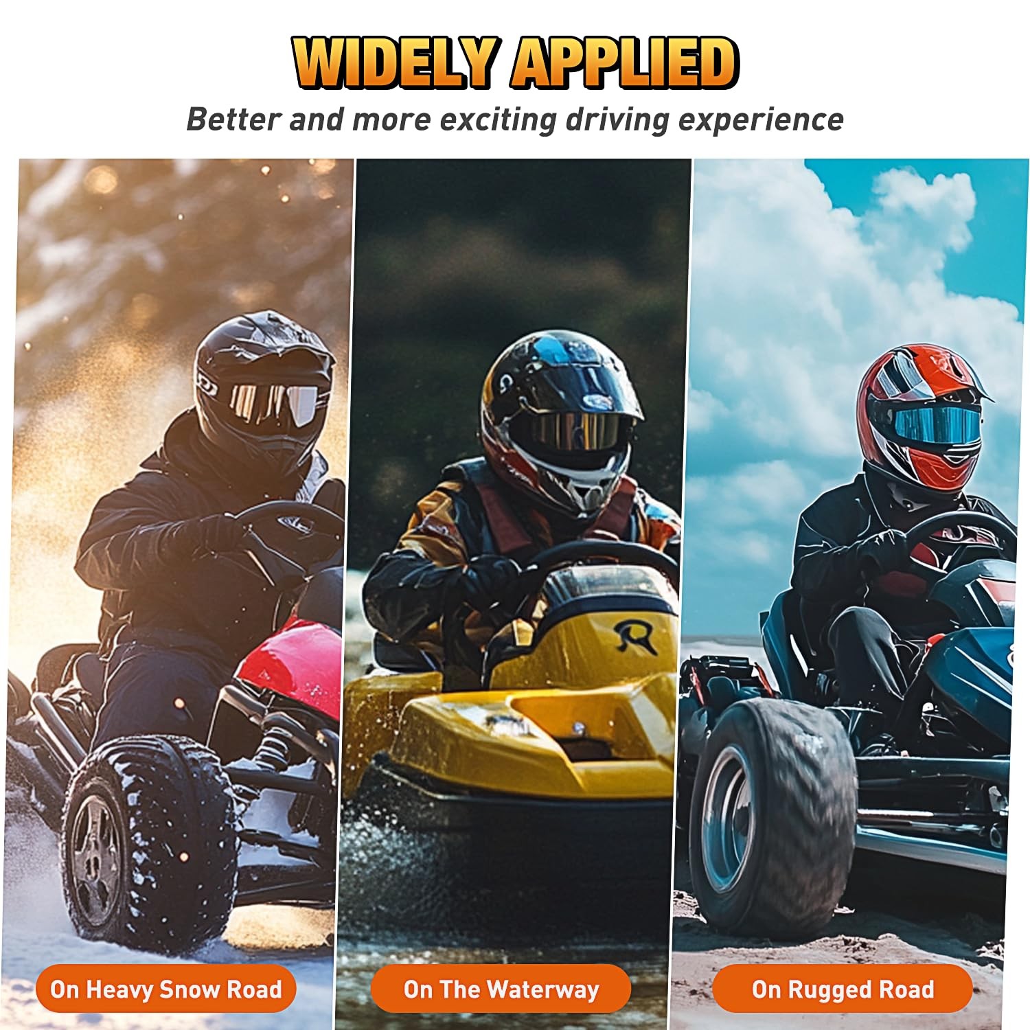 Nilight 725 Go Kart Drive Belt Fit for Hammerhead 80T Mudhead 208R 14704