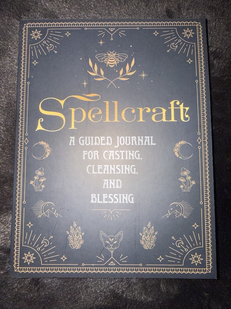 Spellcraft Guided Journal for Casting, Cleansing & Blessing for Wicca & Paganism
