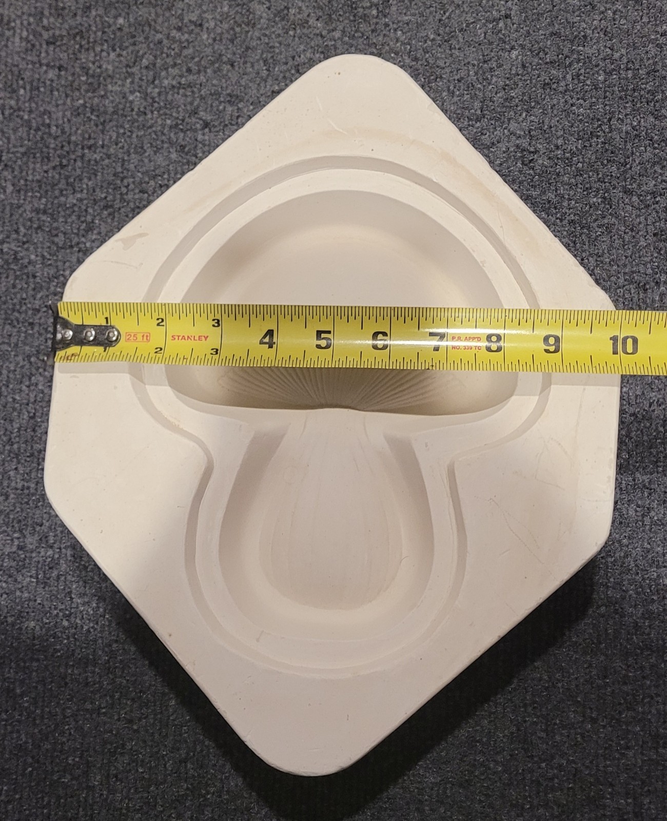 Duncan Ceramic Slip Casting Mold *Mushroom Spoon Rest* DM 483