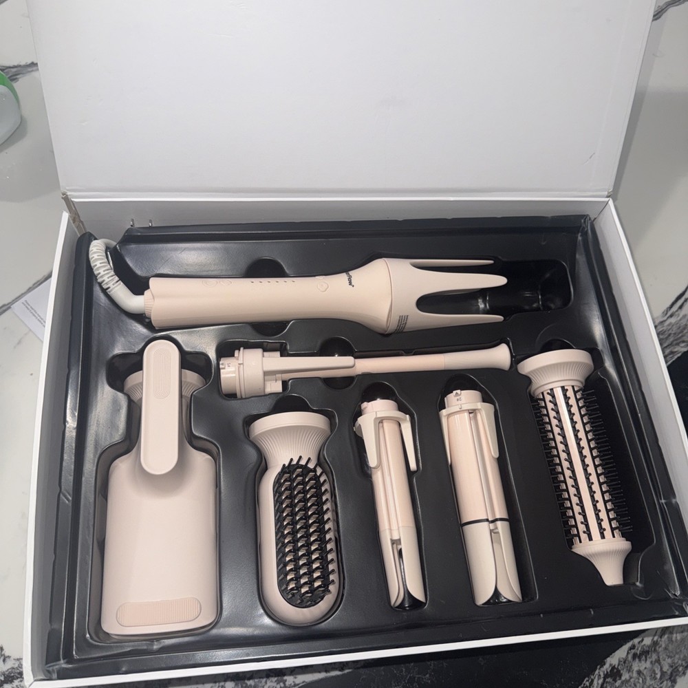 7 In 1 Auto Rotation Rapid Heating Curl Stick