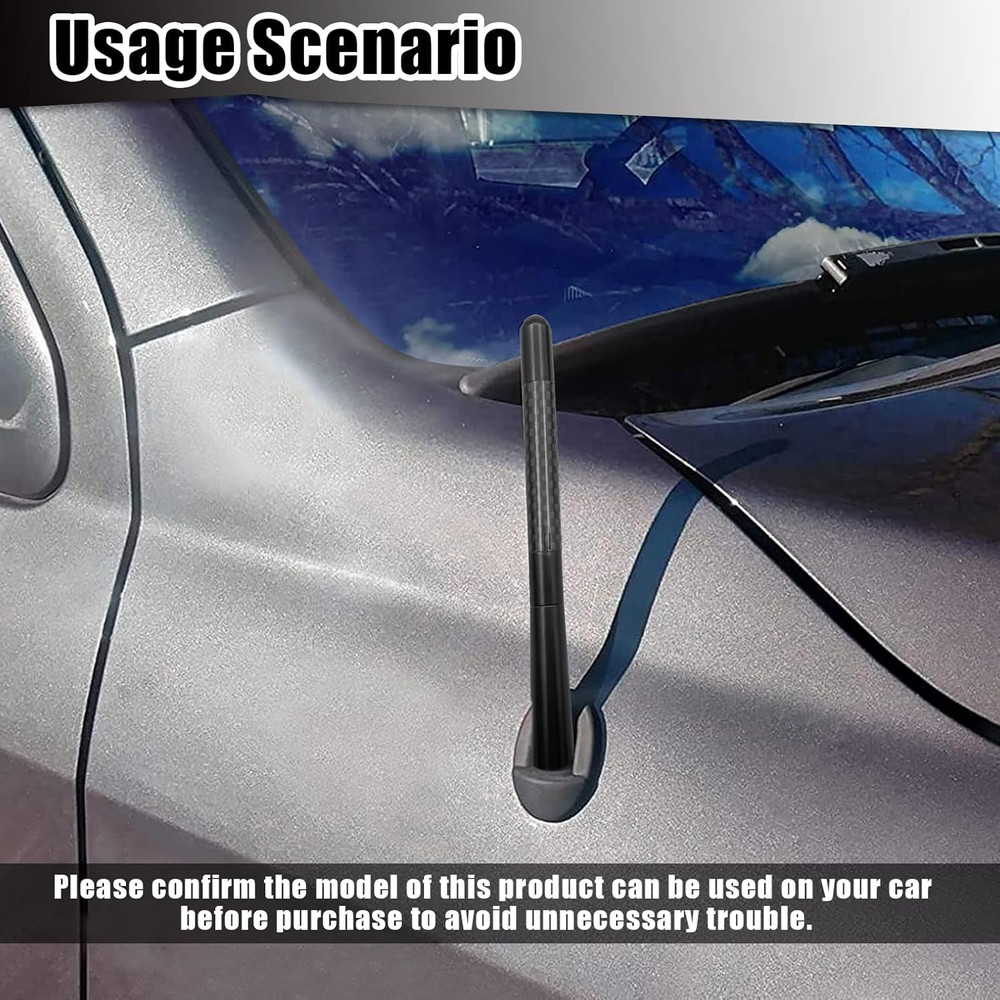 Antenna Ornament Rubber Adapter Base Compatible with Tundra 2007-2014 Accessory,