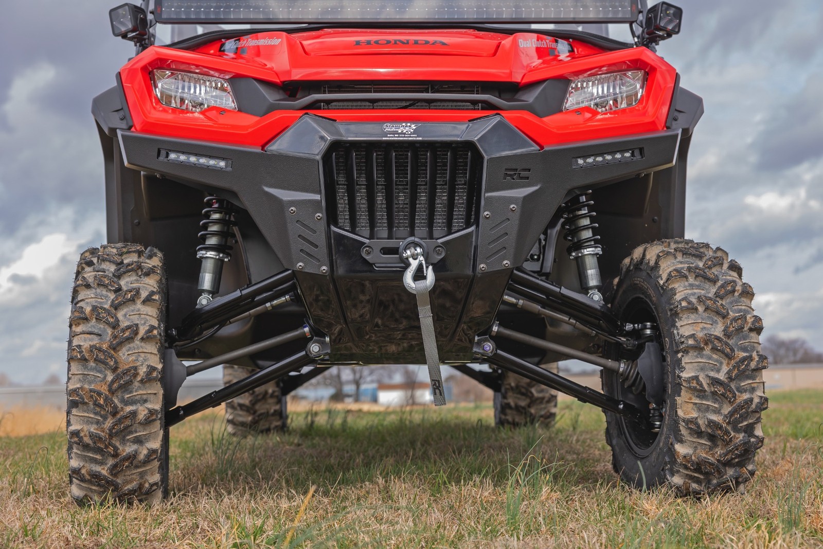 Rough Country Front Bumper Wings w/6in LEDs for Honda Pioneer 1000-6 - 92088