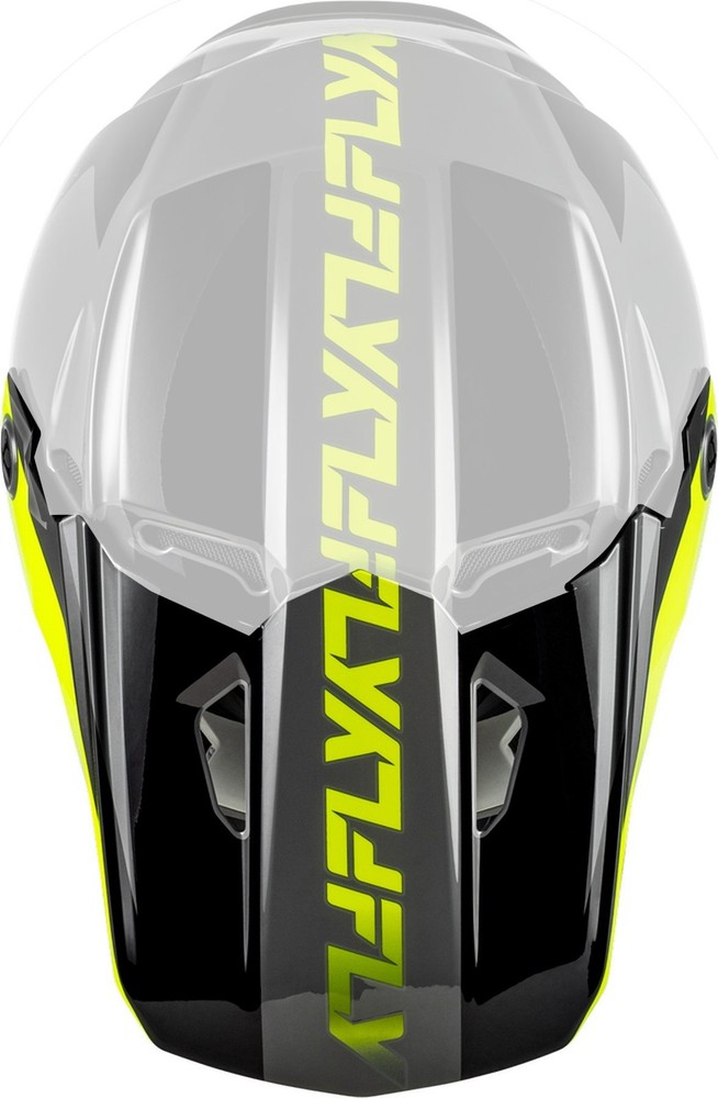 Fly Racing Kinetic Crest Helmet Visor/Peak Hi-Vis