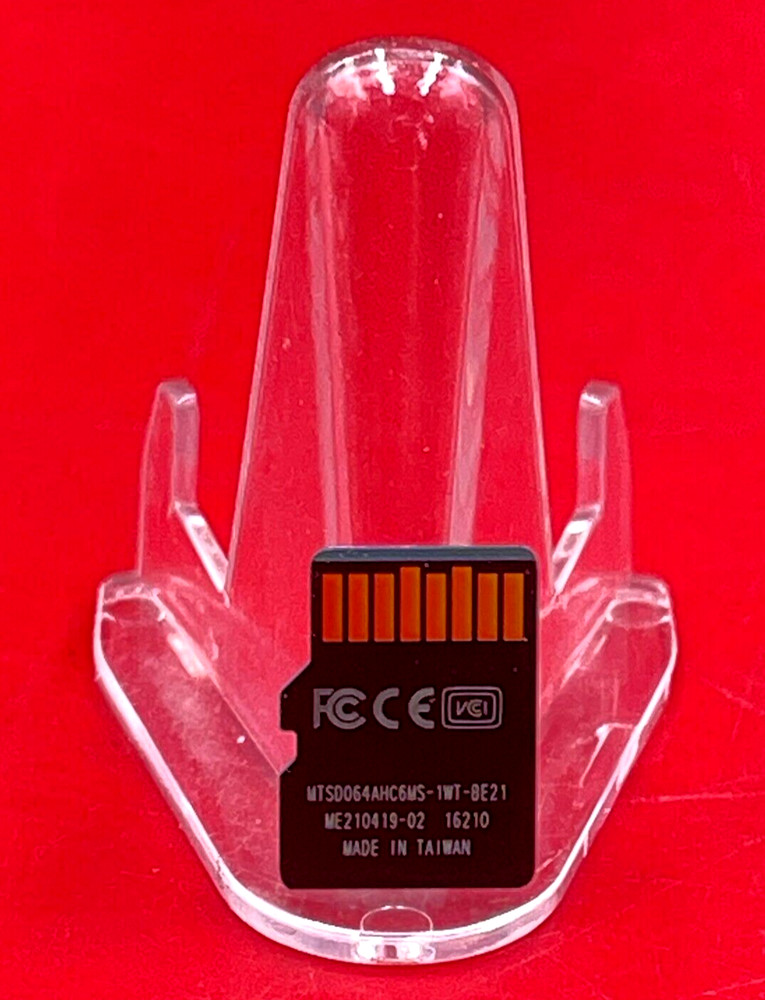 Micron 64GB Micro Secure Digital Card SDHC-64C10-1M ✅❤️️✅❤️️ NEW!!