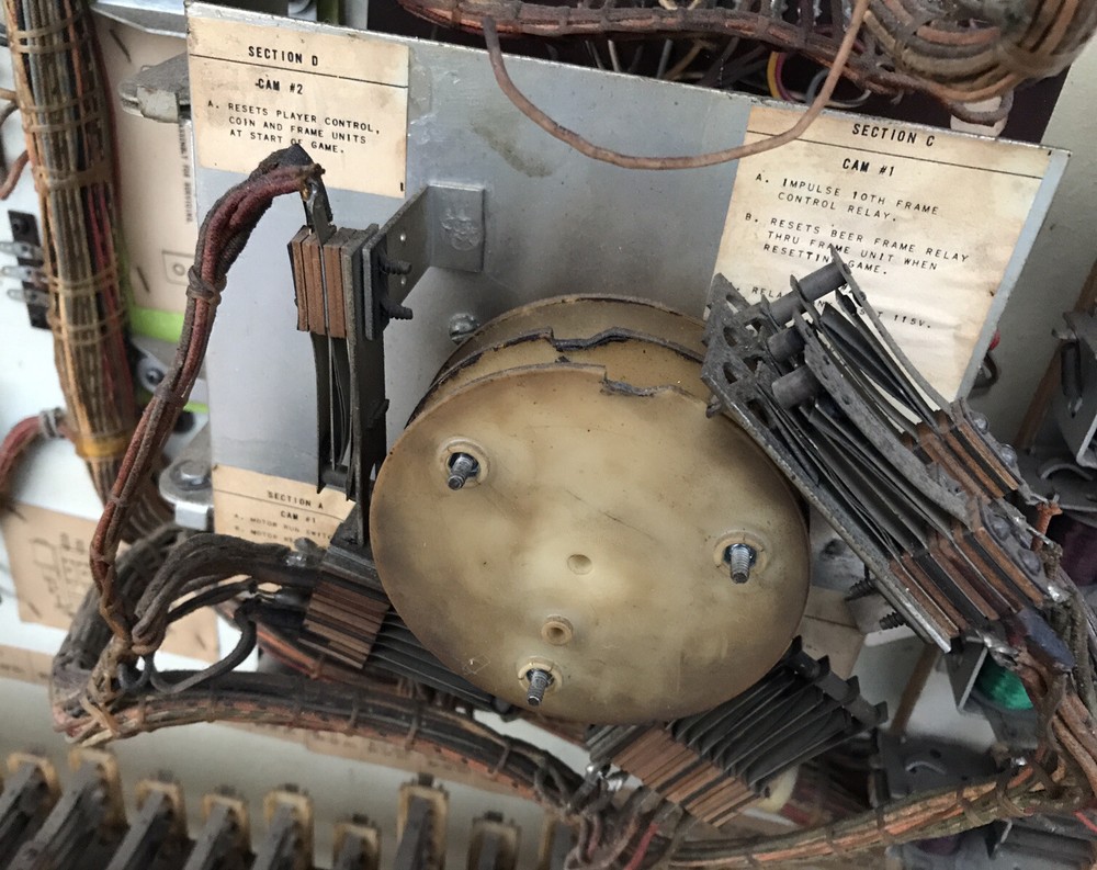 Huge & Heavy Pinball Machine Panel Guts, Awesome Steampunk Decor Piece!