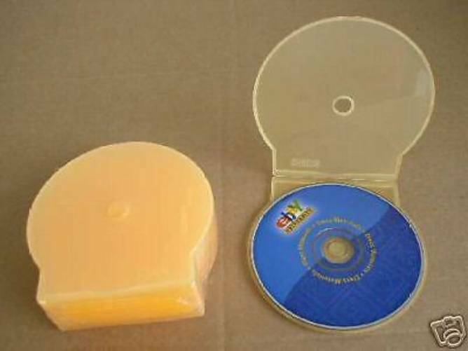 10 NEW ORANGE CD/DVD CLAMSHELL CASES CSHELL, JS103