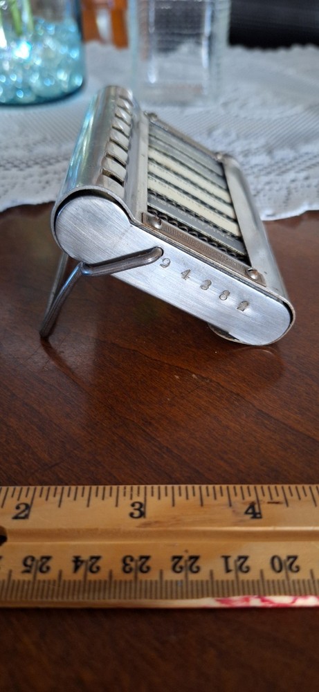Vintage Golden Gem 7 Digit Chain Adding Machine