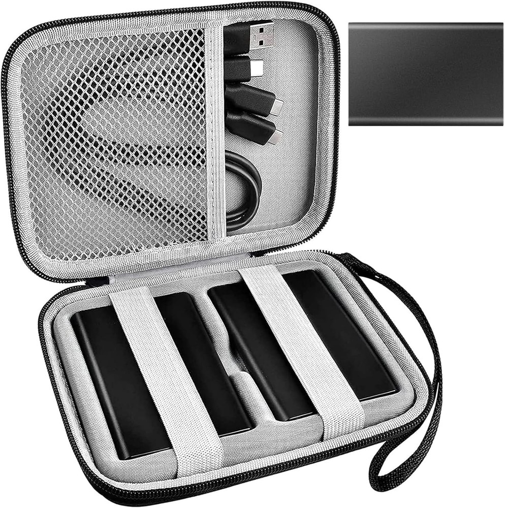 Storage Box Compatible Portable SSD Travel Organizer
