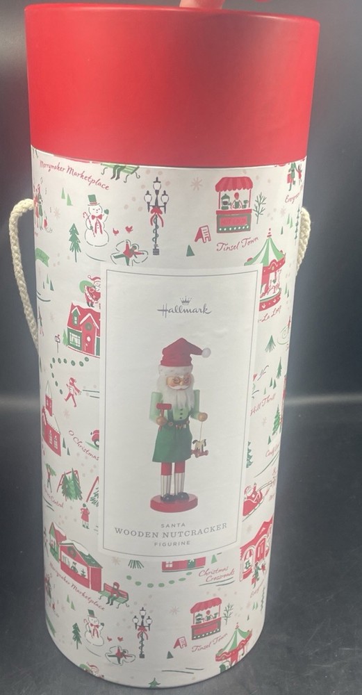 2025 HALLMARK Winking TOYMAKER SANTA WOODEN NUTCRACKER NEW