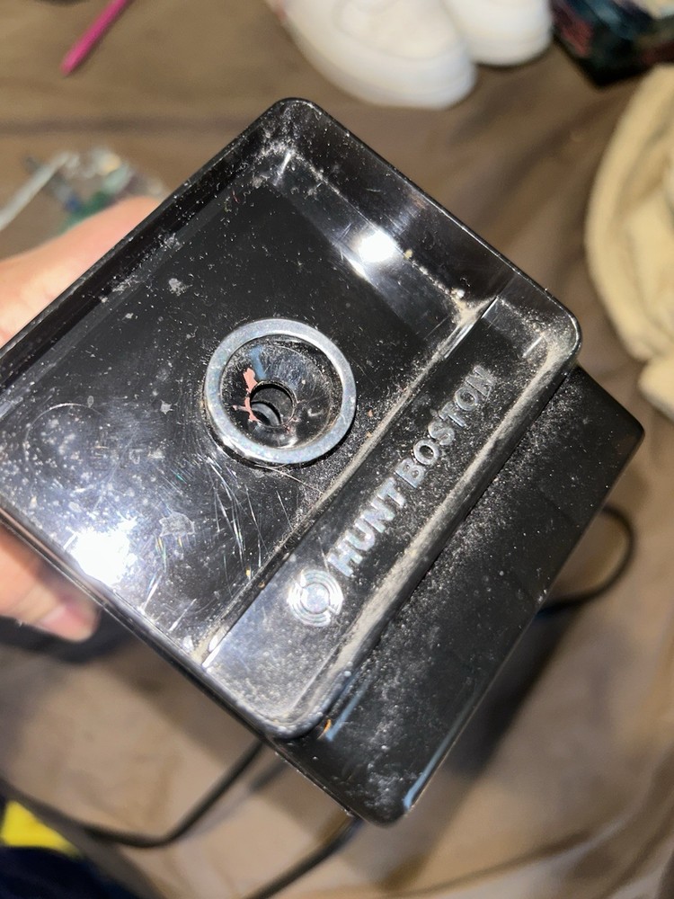Authentic Hunt Boston Old School Pencil Electric Model 17 ✏️ Sharpener- 👍🏼