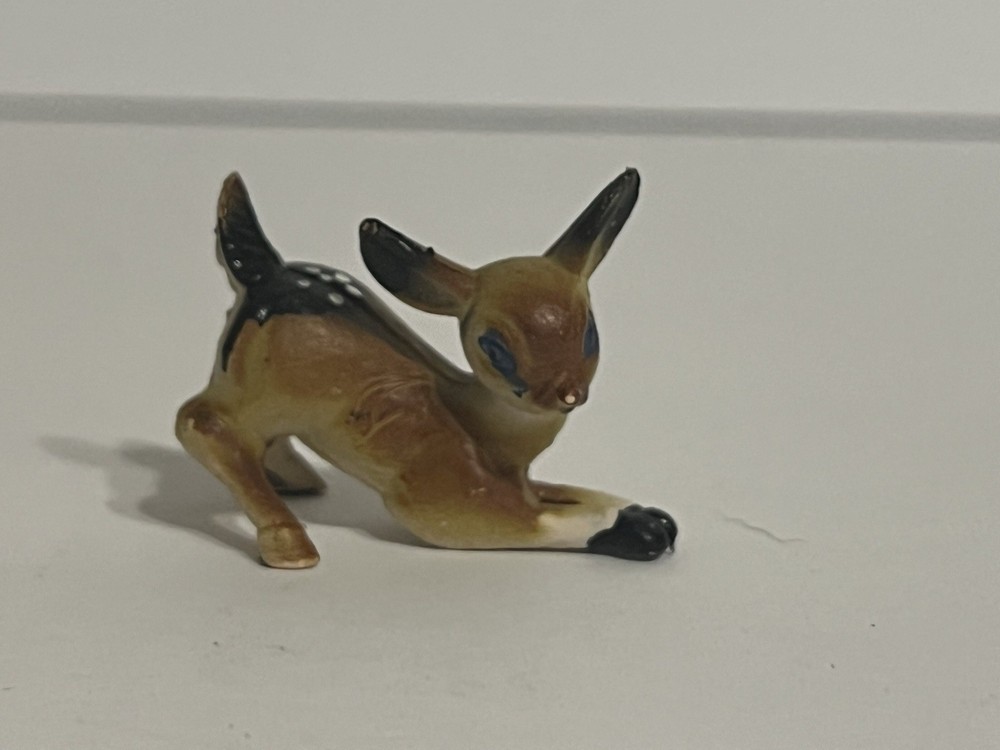 Vintage Miniature Plastic Deer Figures