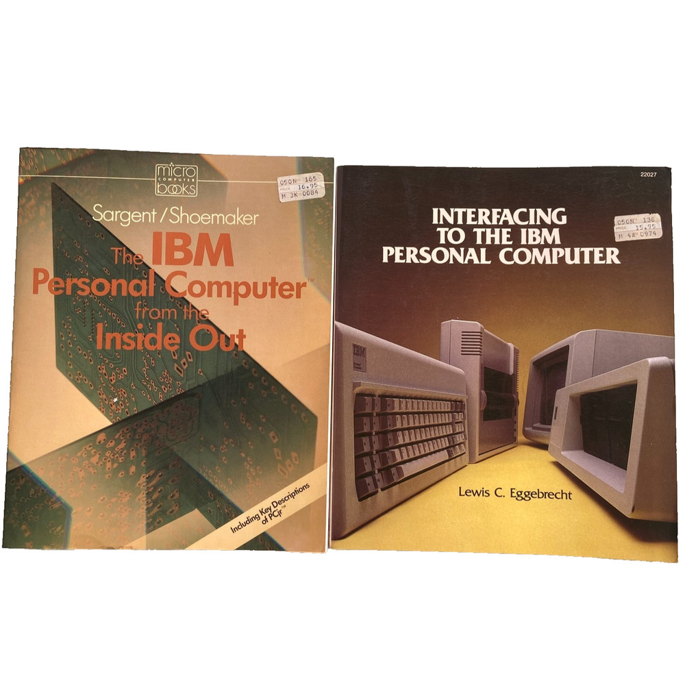 Book Lot Interfacing IBM Personal Computer From Inside Out PC 1984 1983 1st Ed.