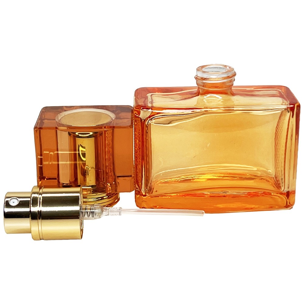 25ml 0.85oz colored glass empty perfume spray bottles refillable