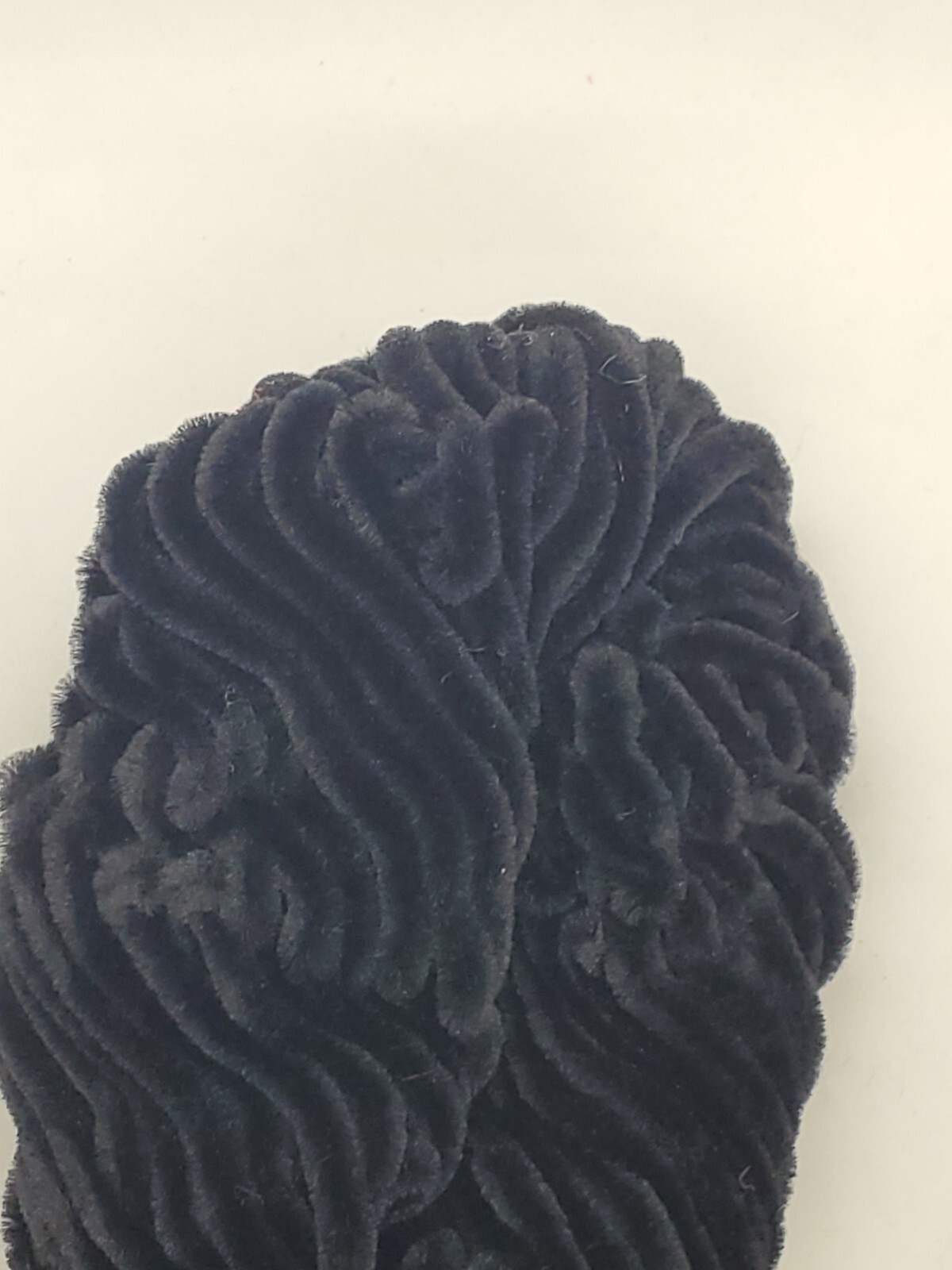 BLACK NYLON CHENILLE 5 YARDS - Fly & Jig Tying Material You Pick Size