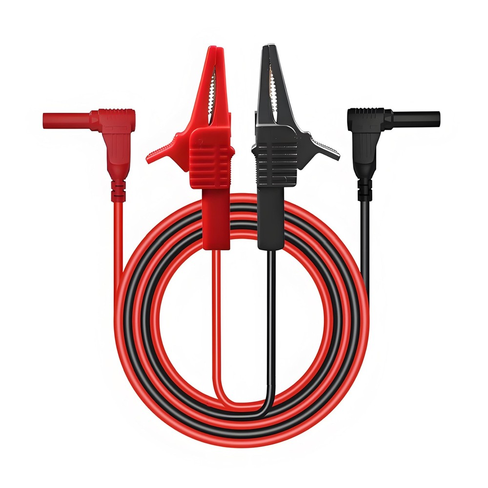Heavy Duty Alligator Clips Test Leads for Multimeter & Voltmeter - Large Gato...