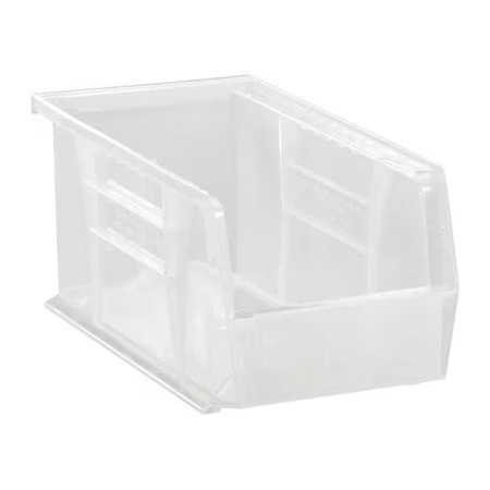 Quantum Storage Systems Qus230cl Hang & Stack Storage Bin, Polypropylene,