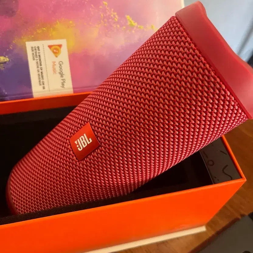 JBL Flip 4 Bluetooth Speaker (Official) Red