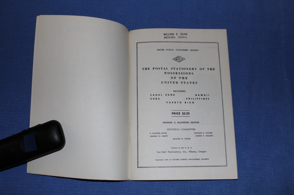 UPSS Postal Stationery United States Possessions Catalog BlueLakeStamps