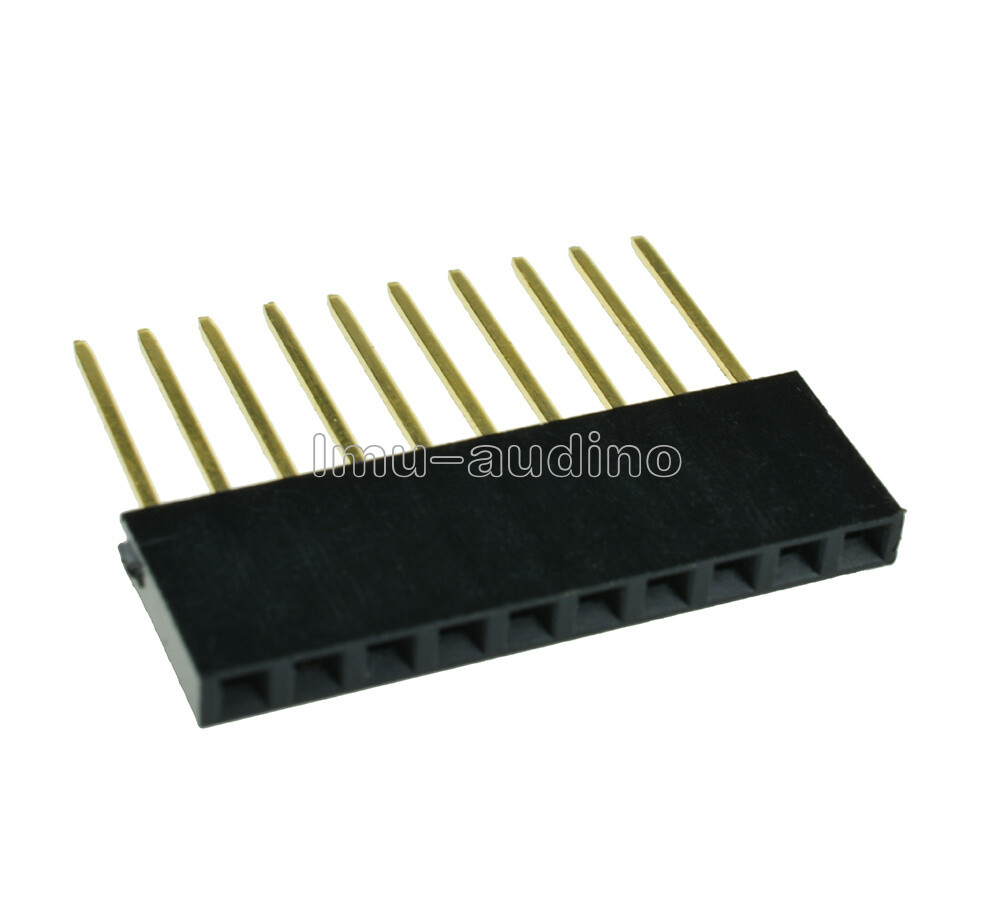 10pcs 10pin 2.54mm Stackable Long Legs Female Header For Arduino Shield NEW