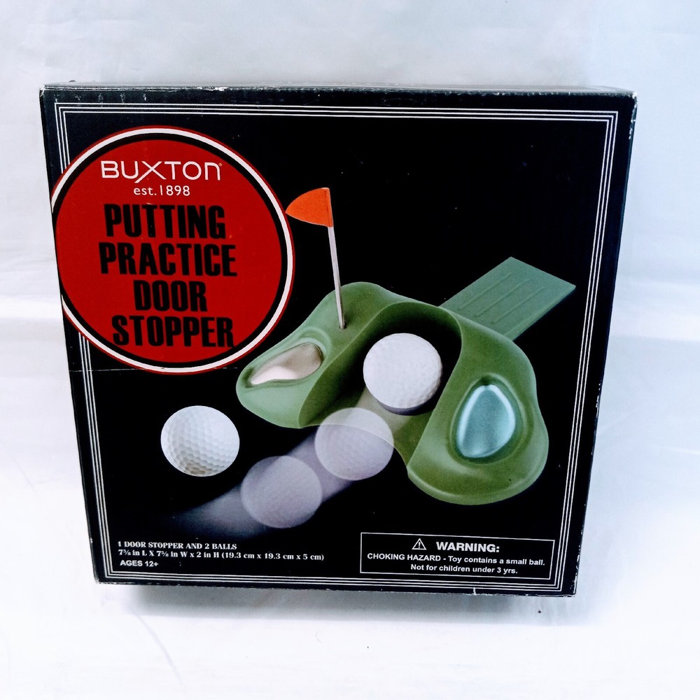 Buxton Putting Practice Door Stopper Include 2 Golf Balls
