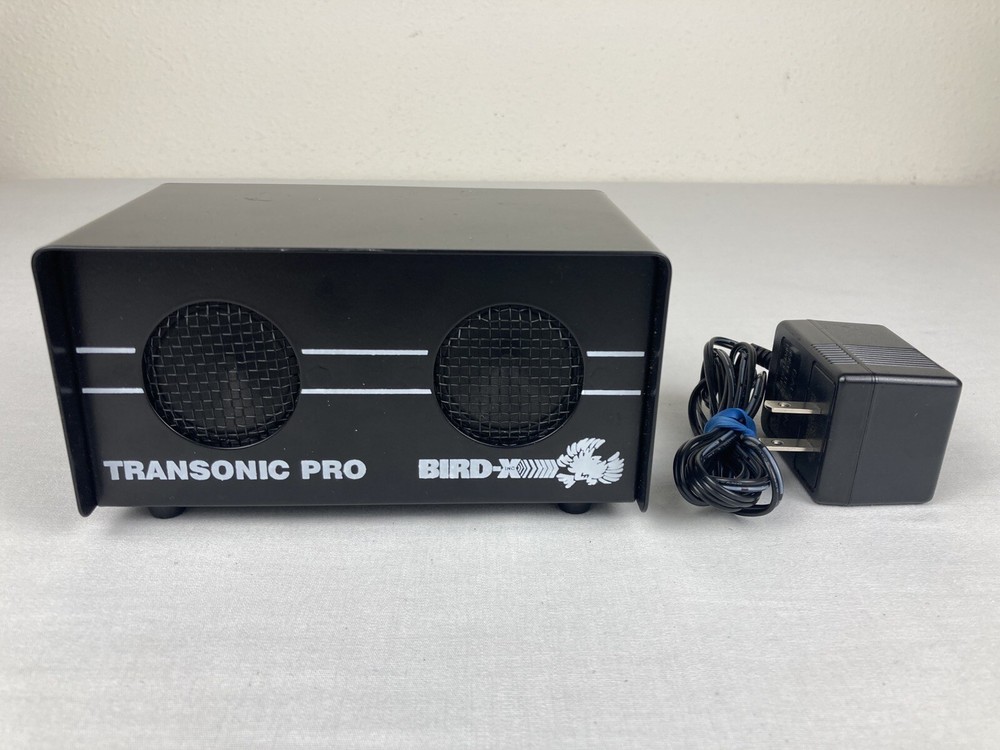 BIRD-X TRANSONIC PRO ELECTRONIC INSECT BUG ANTS RAT MOUSE BAT REPELLER REPELLENT