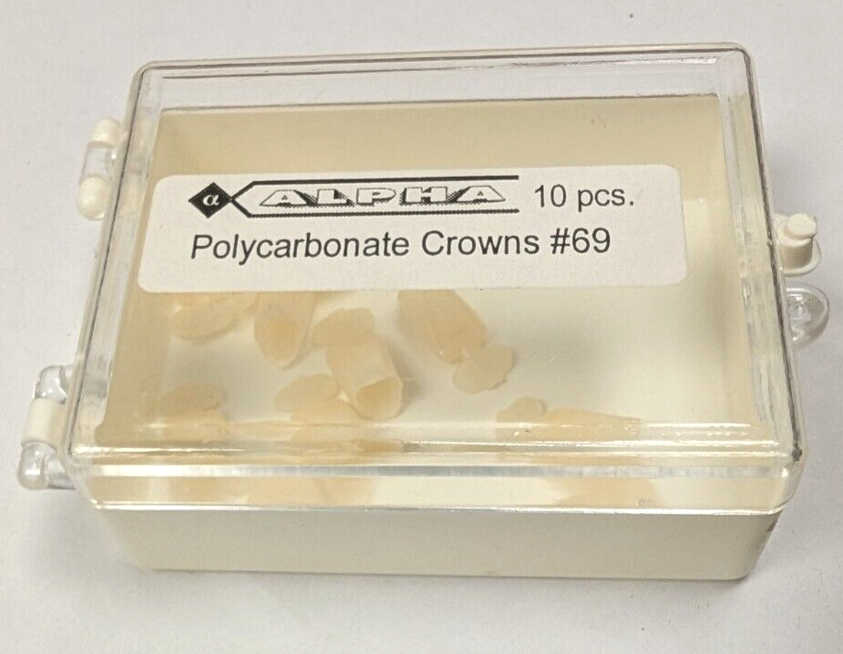 Polycarbonate Crowns 10 pcs/Pk #69