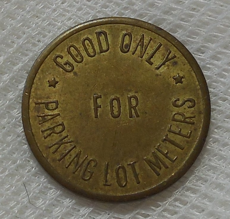 DEVILS LAKE NORTH DAKOTA PARKING LOT METER TOKEN
