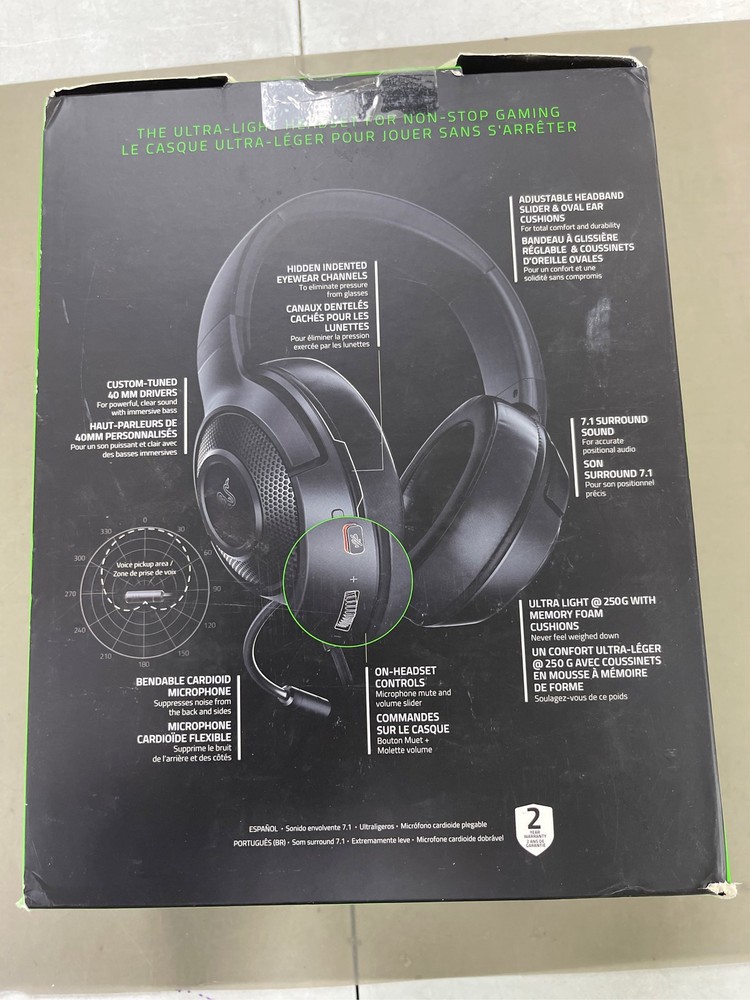 Razer Kraken X Gaming Headset 2